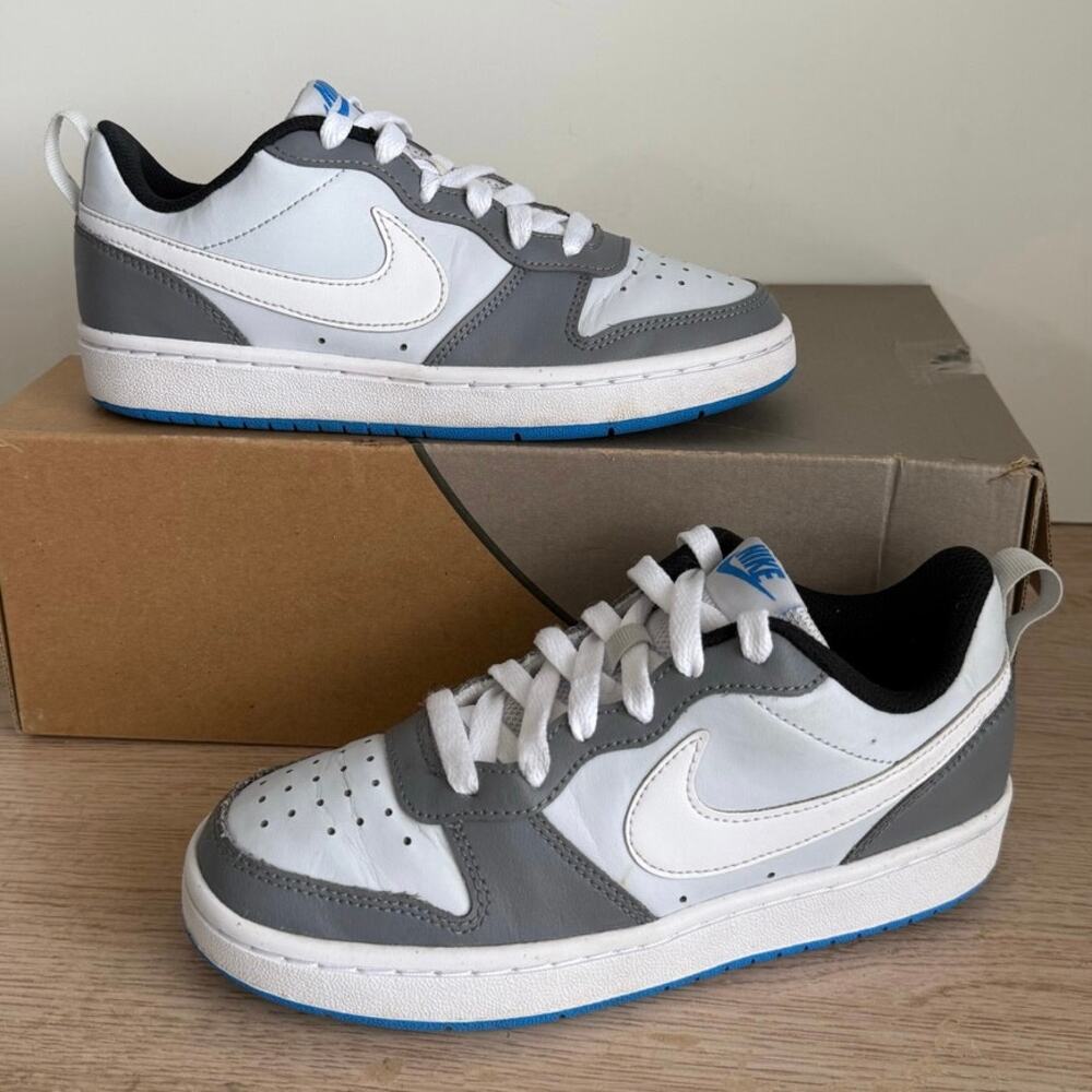 Nike Court Borough Low 2 SE 'Photo Blue' Kids Sneakers - SZ 3.5 Y - Picture 9 of 12